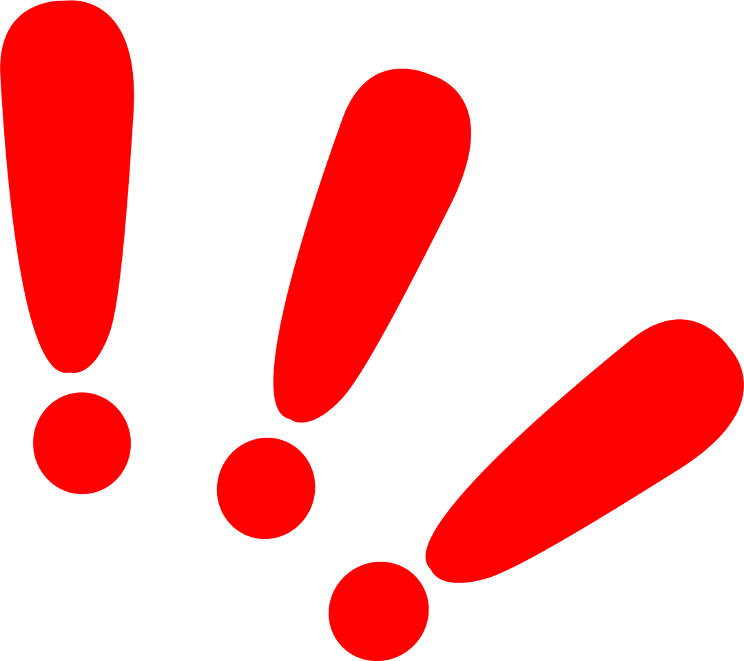 2D Exclamation Marks